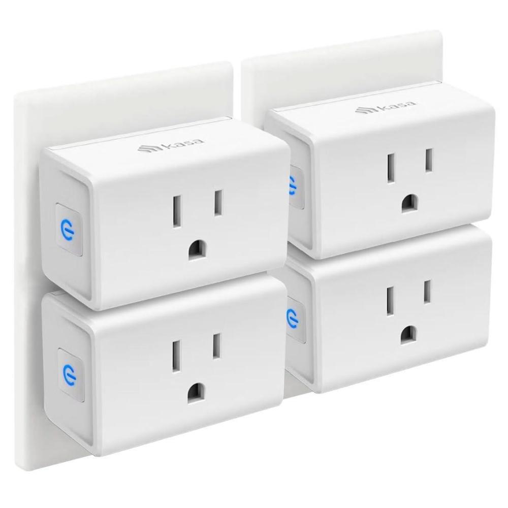 imageKasa Smart Plug Mini 15A Apple HomeKit Supported Smart Outlet Works with Siri Alexa ampamp Google Home UL Certified App Control Scheduling Timer 24G WiFi Only 4 Count Pack of 1 EP25P4 WhiteUltra Mini 4Pack