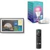 imageEcho Show 15 Remote Included in Charcoal bundle with TPLink Kasa Smart Color Bulb