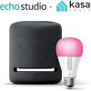 imageEcho Studio in Charcoal bundle with TPLink Kasa Smart Bulb
