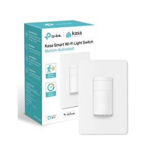 Kasa Smart Motion Sensor Switch, Single Pole, Needs Neutral Wire, 2.4GHz Wi-Fi Light Switch, Works with Alexa & Google Assistant, UL Certified, No Hub Required(KS200MP2),White,2-Pack(Motion Sensor)